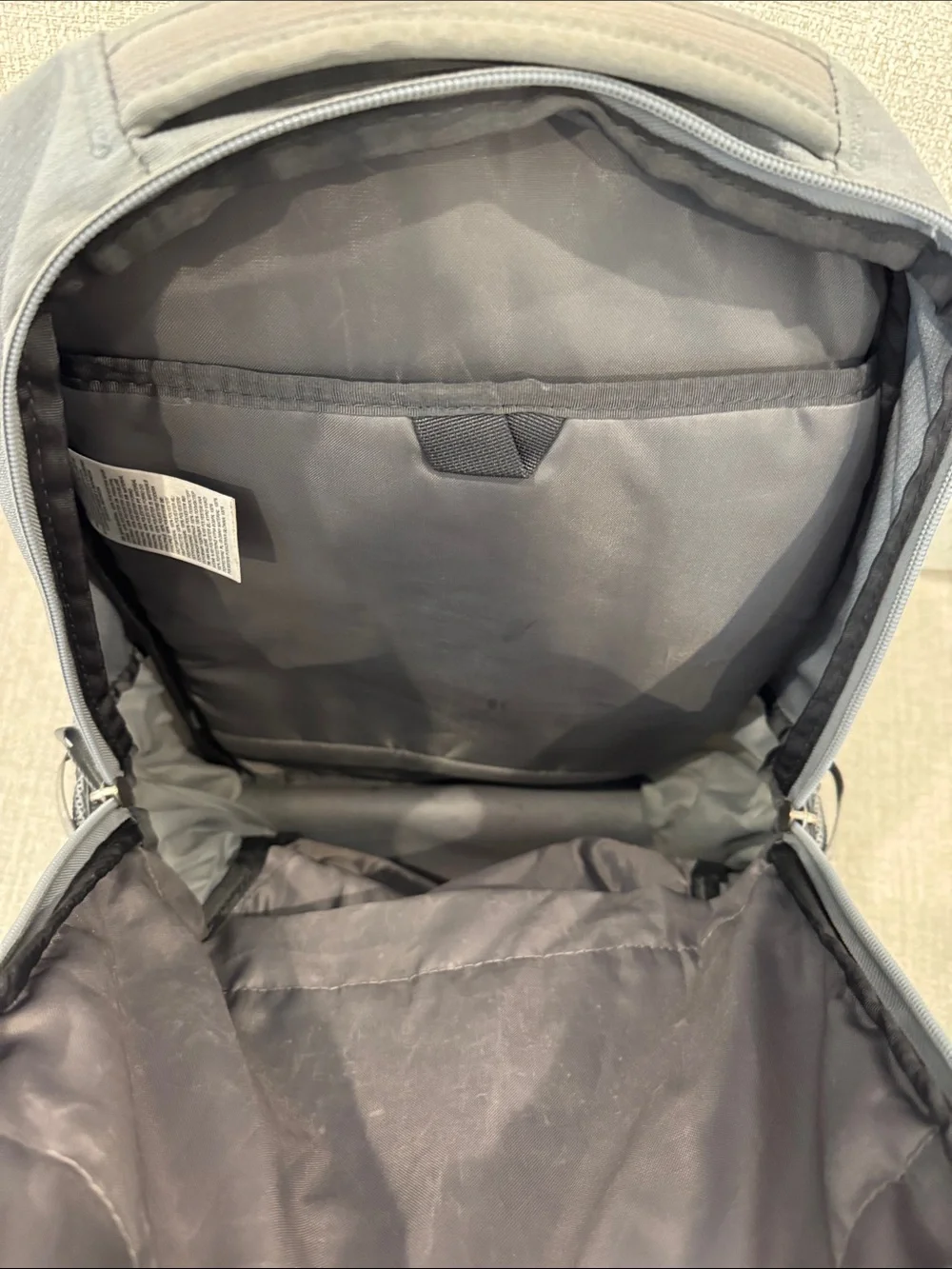The North Face Jester Backpack - Light Gray with Black Accents